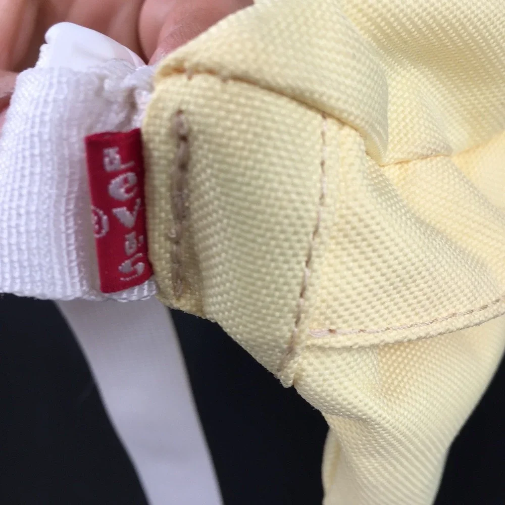 Levi's butter Yellow Fanny Pack hip bag pastel retro‎ lightweight